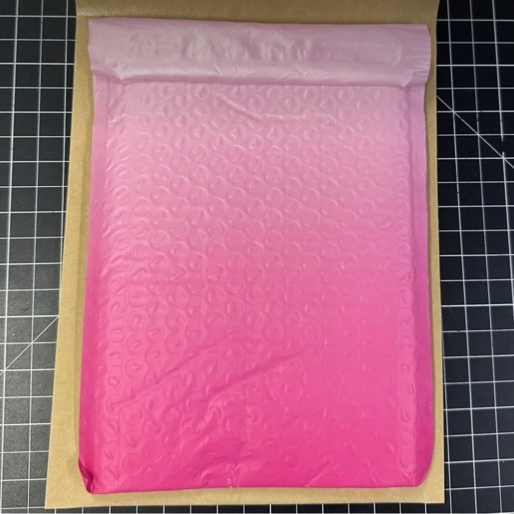 100 Pack Pink Ombré Bubble Mailers 6x9 NWT